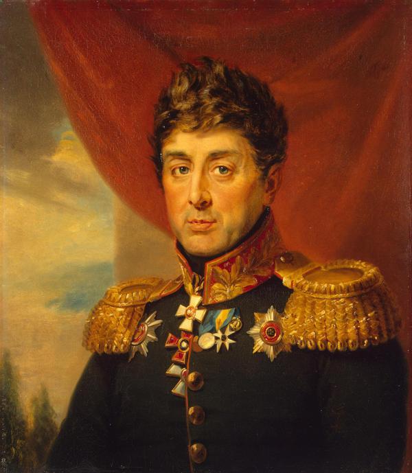 Portrait of Yevstafy Ye. Udom (1760-1836) (2nd) - George Dawe | FeelTheArt