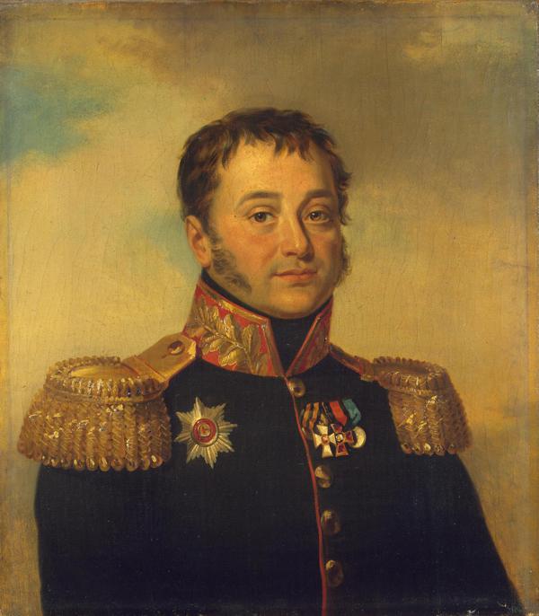 Portrait of Pyotr V. Denisyev (1766-1849) - George Dawe | FeelTheArt