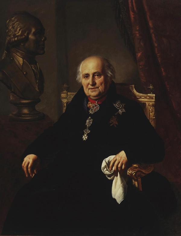 格里戈里·库舍列夫伯爵的肖像(1754-1833) - Orest Kiprensky | FeelTheArt