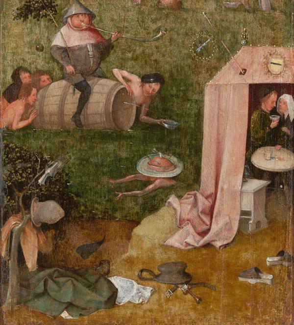 Allégorie de la débauche et du plaisir - .Jérôme Bosch | FeelTheArt