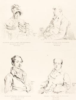 Sylvester (Douglas) Lorde Glenbervie; Katherine Anne (Norte) Glenbervie; Frederic (Norte) Conde de Guilford; Frederic Sylvester Douglas