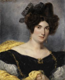 Eugène Delacroix - Retrato de Madame François Simon