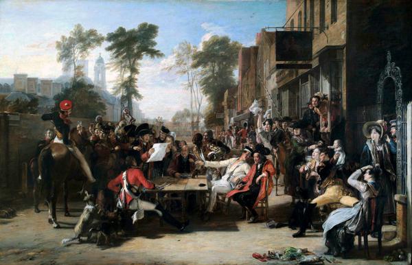 Chelsea Pensioners reading the Waterloo Dispatch - David Wilkie ...