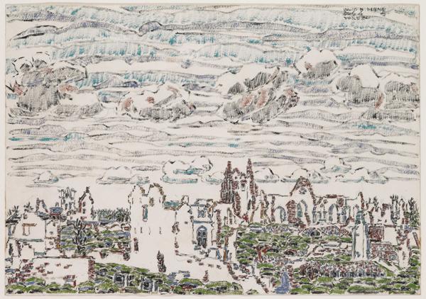 The Ramparts Dc Ypres from the Ramparts near the Lille Gate - David Milne | FeelTheArt