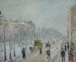 Boulevards esterni. Effetto neve