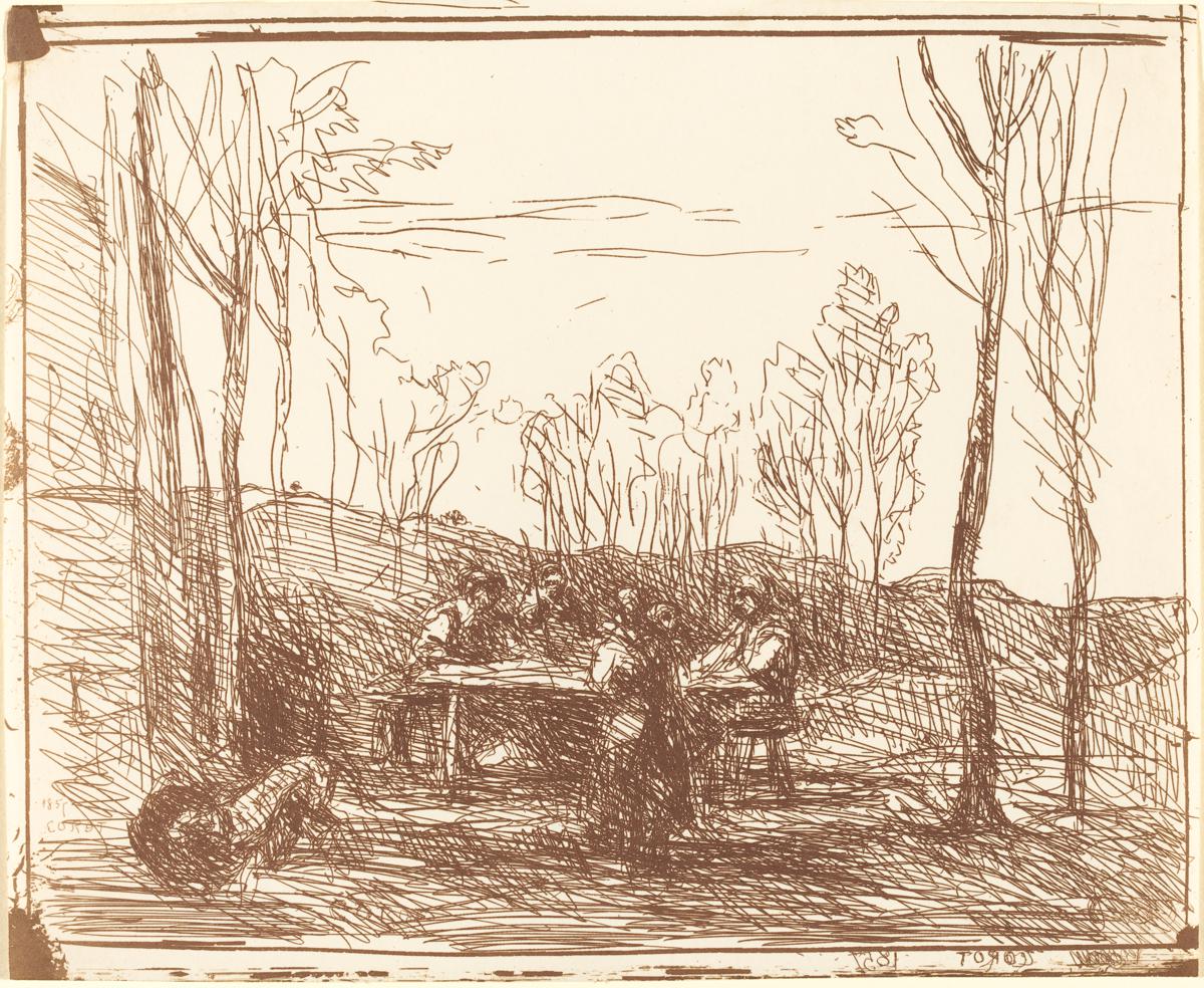 Pranzo in una radura (Un Dejeuner dans la clairiere)
