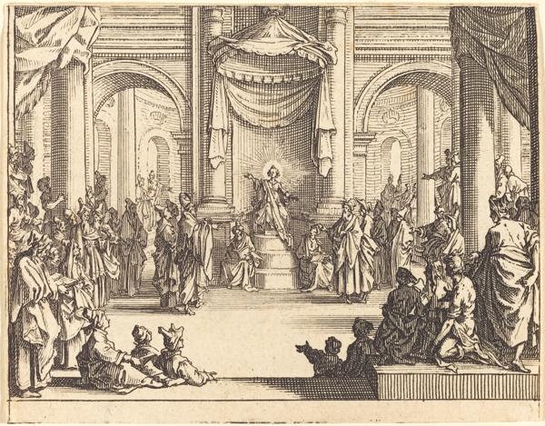 Christ Disputing with the Doctors - Jacques Callot | FeelTheArt