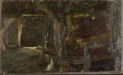 Interior do celeiro de Brabant