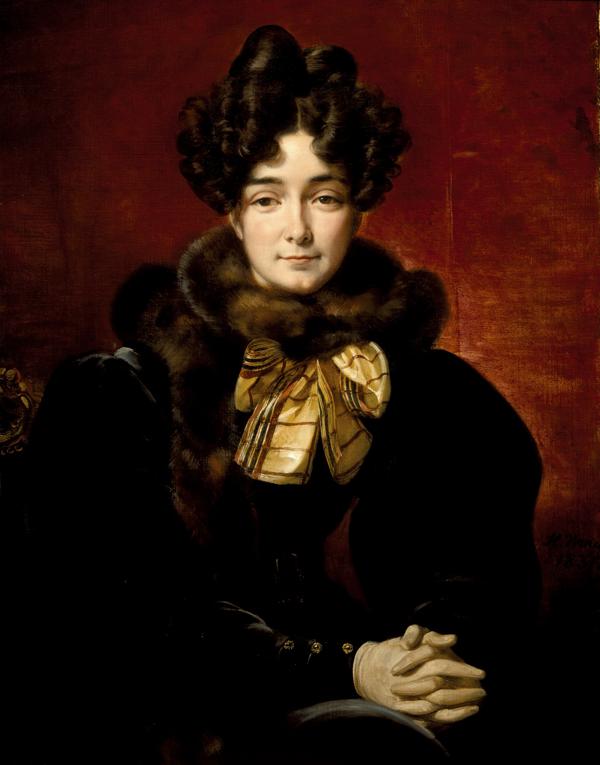 女性の肖像 (おそらくミセス・パトリック・キャンベル、ニーフィッツ