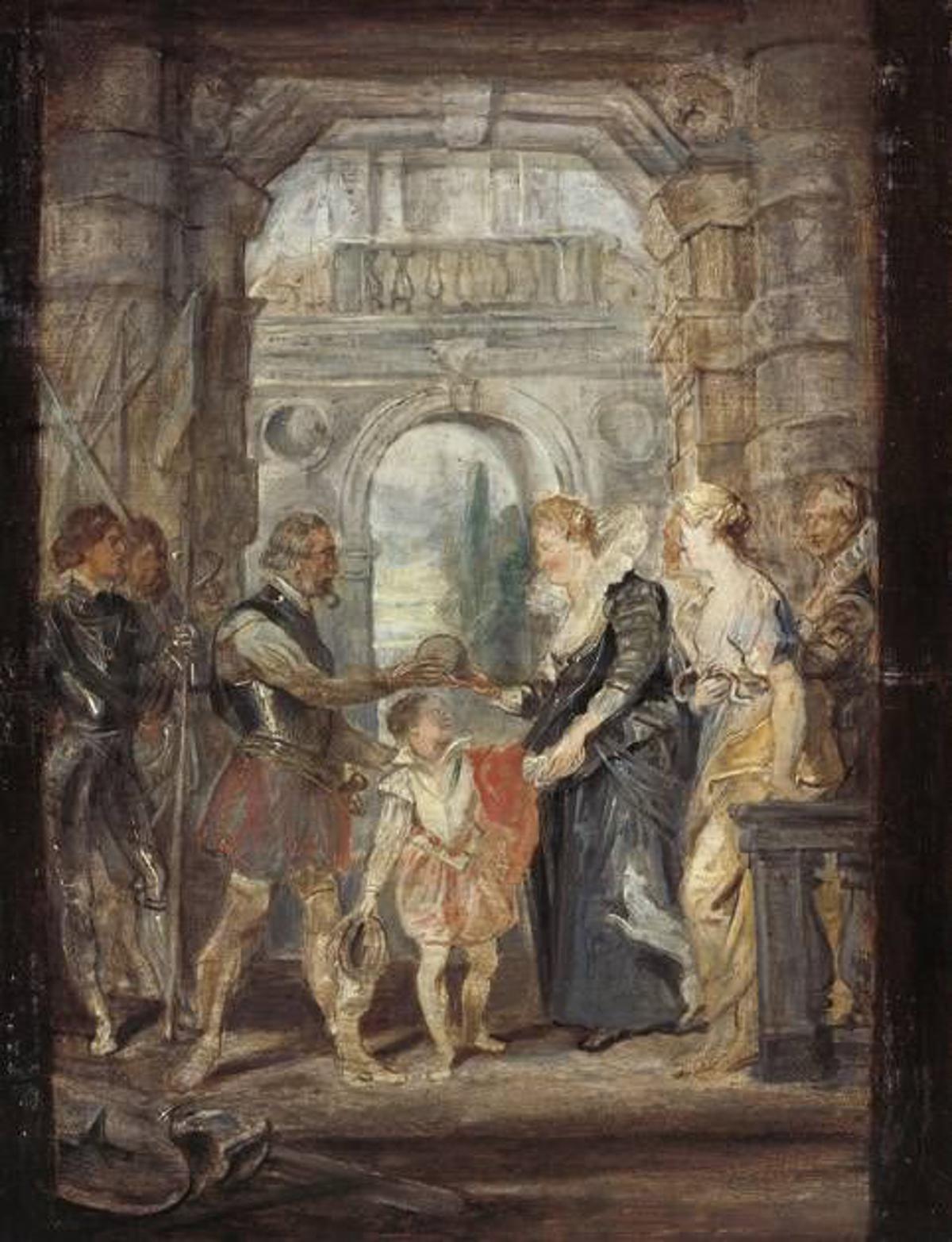 Handing over the regency (sketch of the Medici cycle)