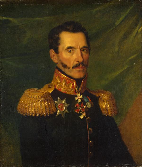 Portrait of Stepan Ya. Repninsky (1773-1851) (1st) - anonymous | FeelTheArt