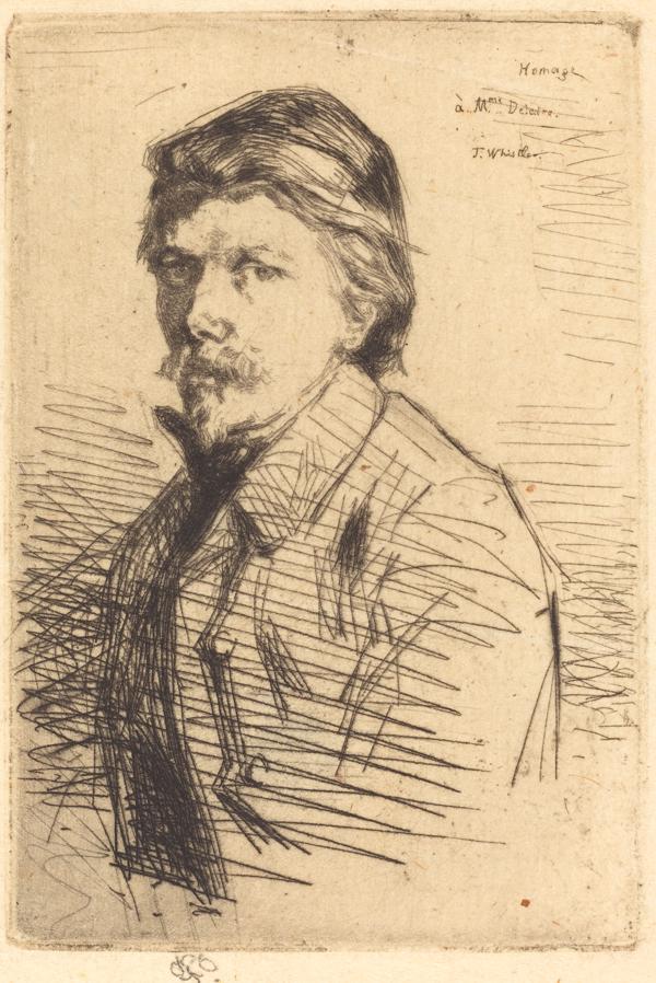 August Delatre - James McNeill Whistler | FeelTheArt