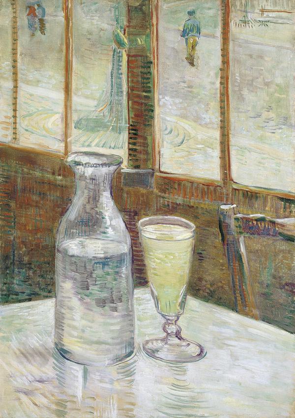アブサン付きのカフェテーブル - フィンセント・ファン・ゴッホ