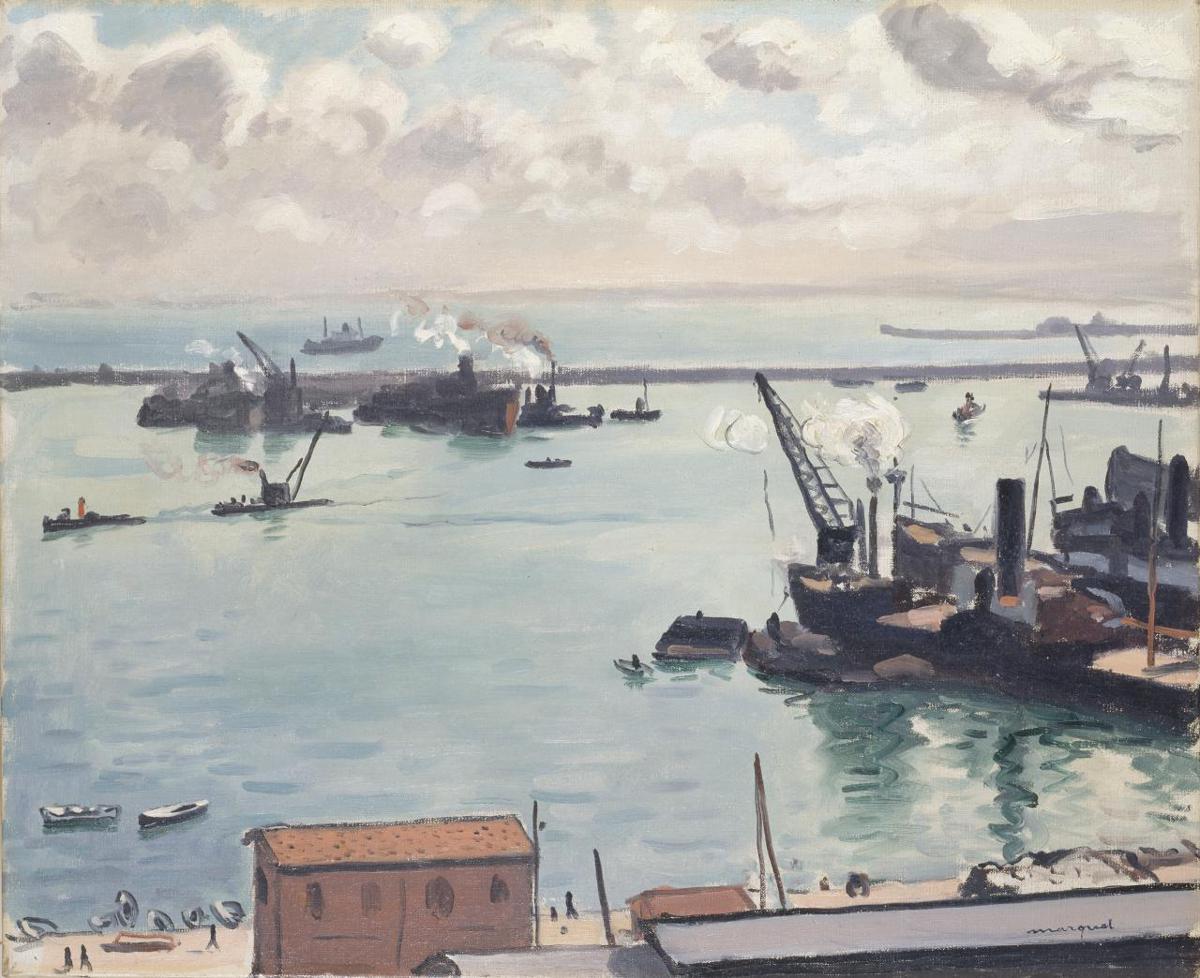 Albert Marquet、アルベール・マルケ、Le Port d’Alger Albert Marquet、アルベール・マルケ、Le Port d'Alger