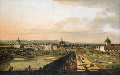 View of Vienna from the Belvedere