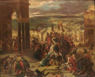 Konstantinopel von den Kreuzfahrern eingenommen