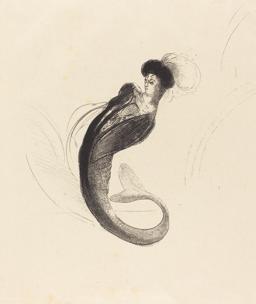 オディロン・ルドン、「VOLUPTE, FANTOME ELASTIQUE」 オディロン・ルドン Odilon Redon | 油絵