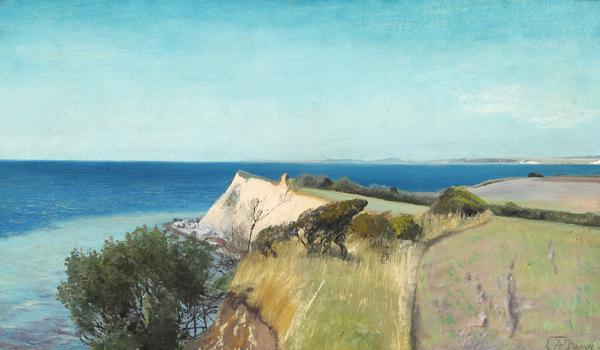 Cliff at the island Enø - Laurits Andersen Ring | FeelTheArt