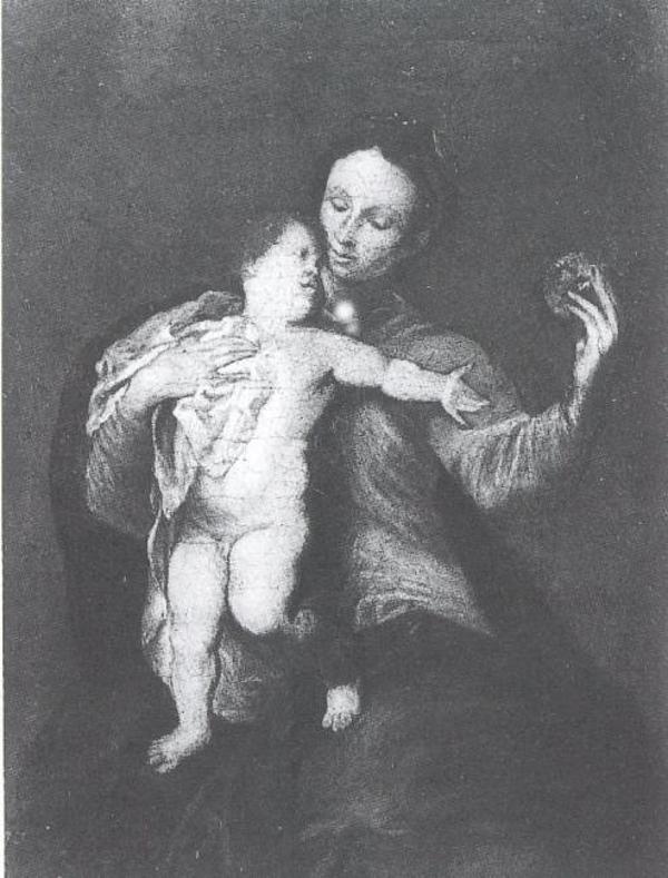 The Virgin and Child, 1621-1627 - Anthony van Dyck | FeelTheArt