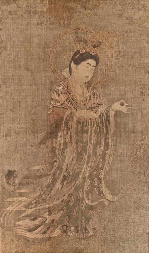 薬師寺所蔵 国宝 吉祥天像 複製品 レプリカ 掛軸 美品 超国宝にも出展 f21dbe7e049da8e3113cfeaed1cf35