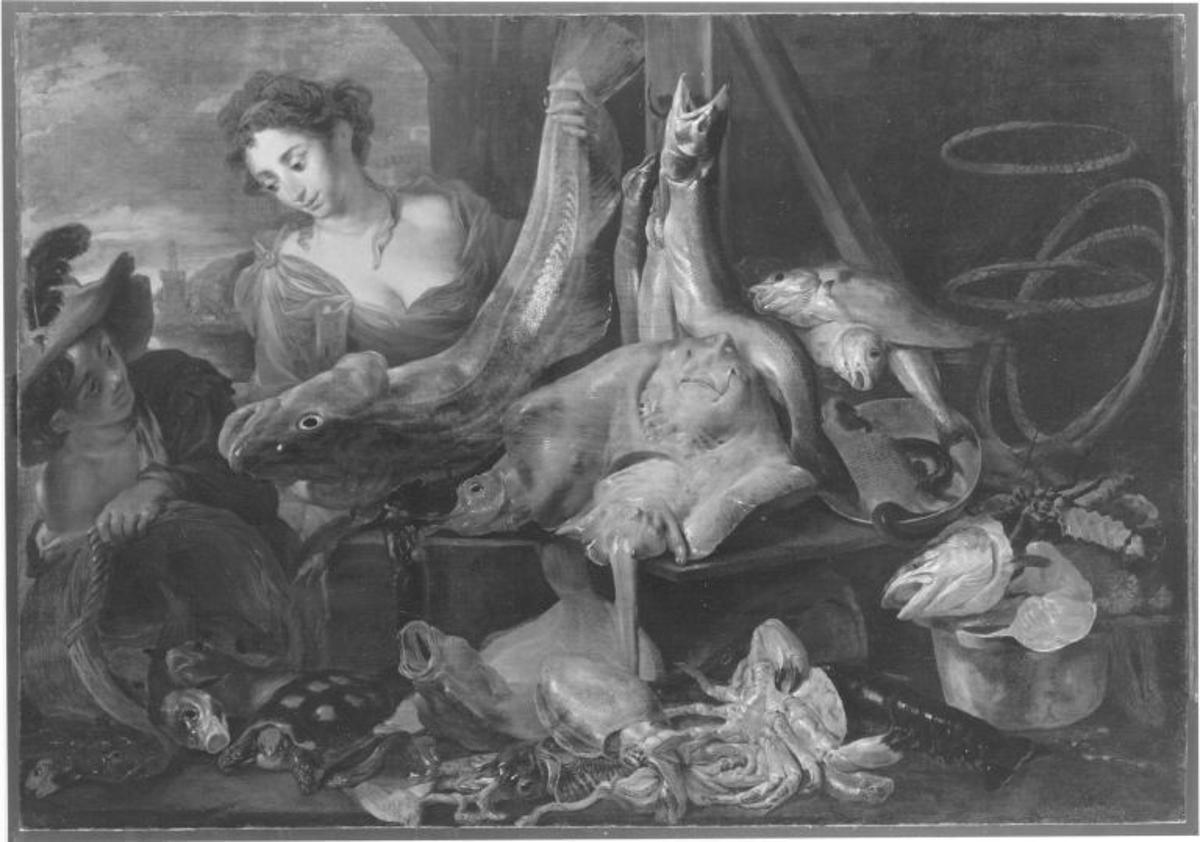 魚市場 - 作者不明 | FeelTheArt